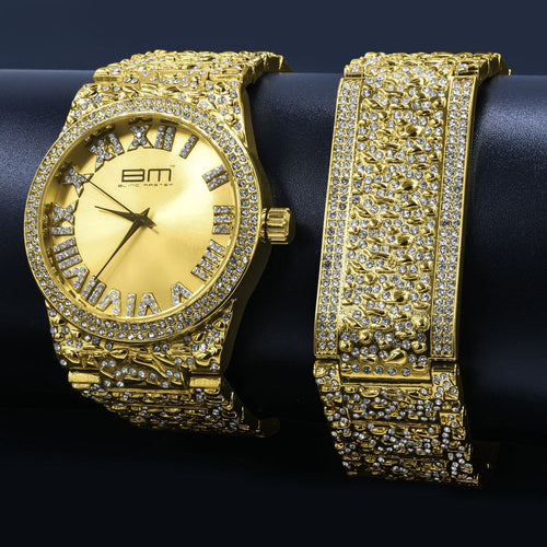 Load image into Gallery viewer, FLAMBOYANT ULTRA BLING WATCH SET | 530292
