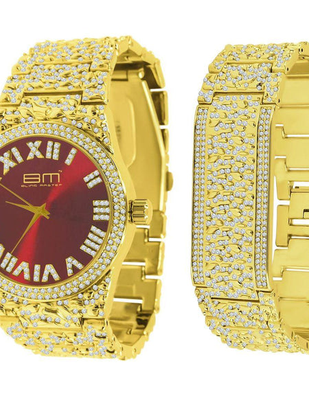 FLAMBOYANT Ultra Bling Watch Set - A Timeless Elegance