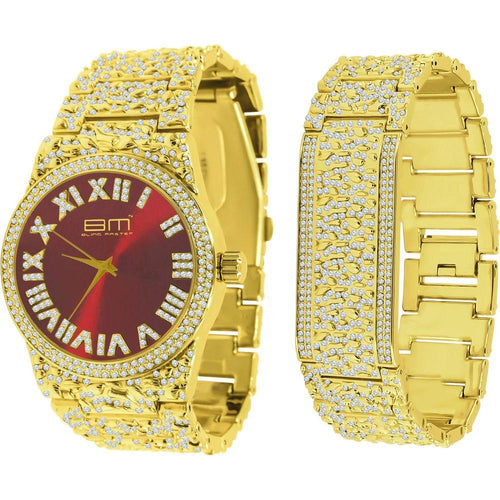 Load image into Gallery viewer, FLAMBOYANT ULTRA BLING WATCH SET | 530296
