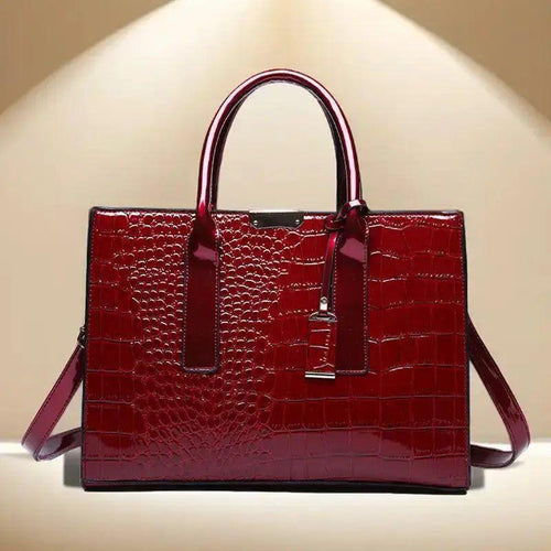 Load image into Gallery viewer, Crocodile Print Women Handbag - Exquisite Elegance
