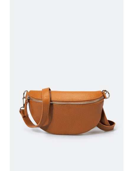 ISLA COGNAC - Exquisite Designer Italian Handbag