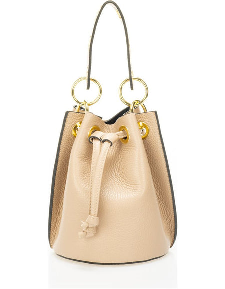 Luxurious 5549 TAUPE Designer Italian Handbag