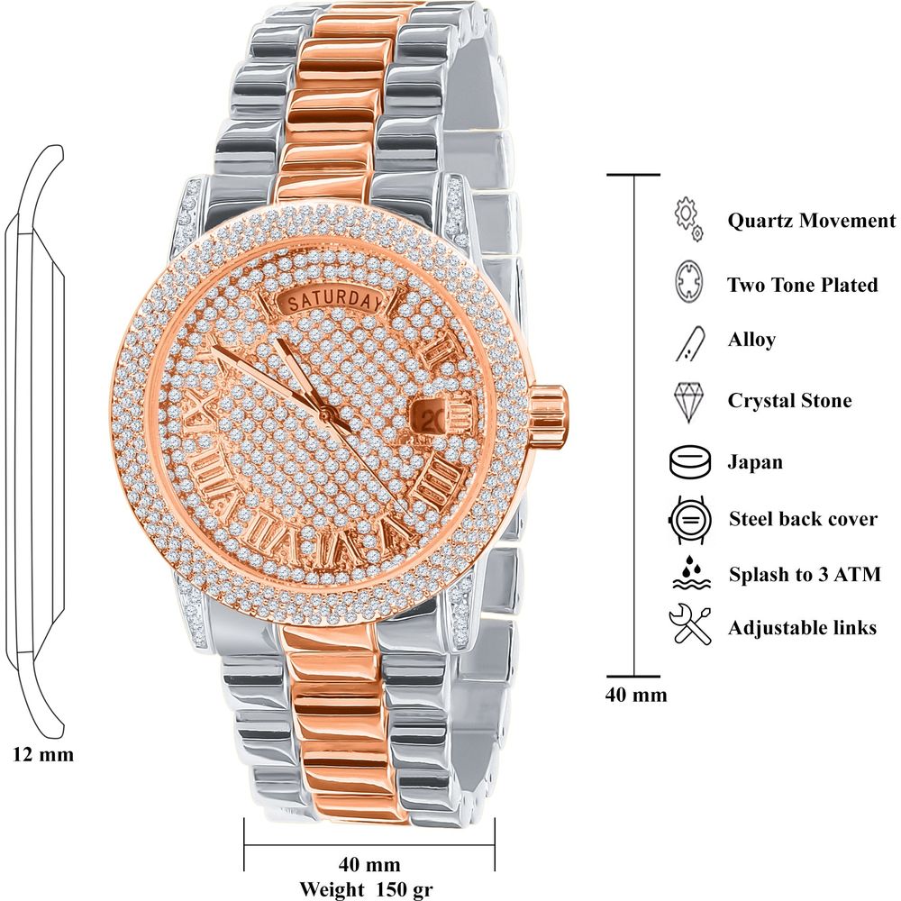 FLABBERGASTING BLING METAL WATCH I 5626418