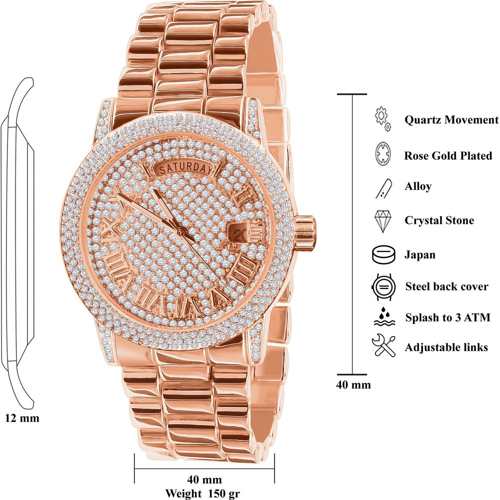 Flabbergasting Bling Metal Watch | 562645