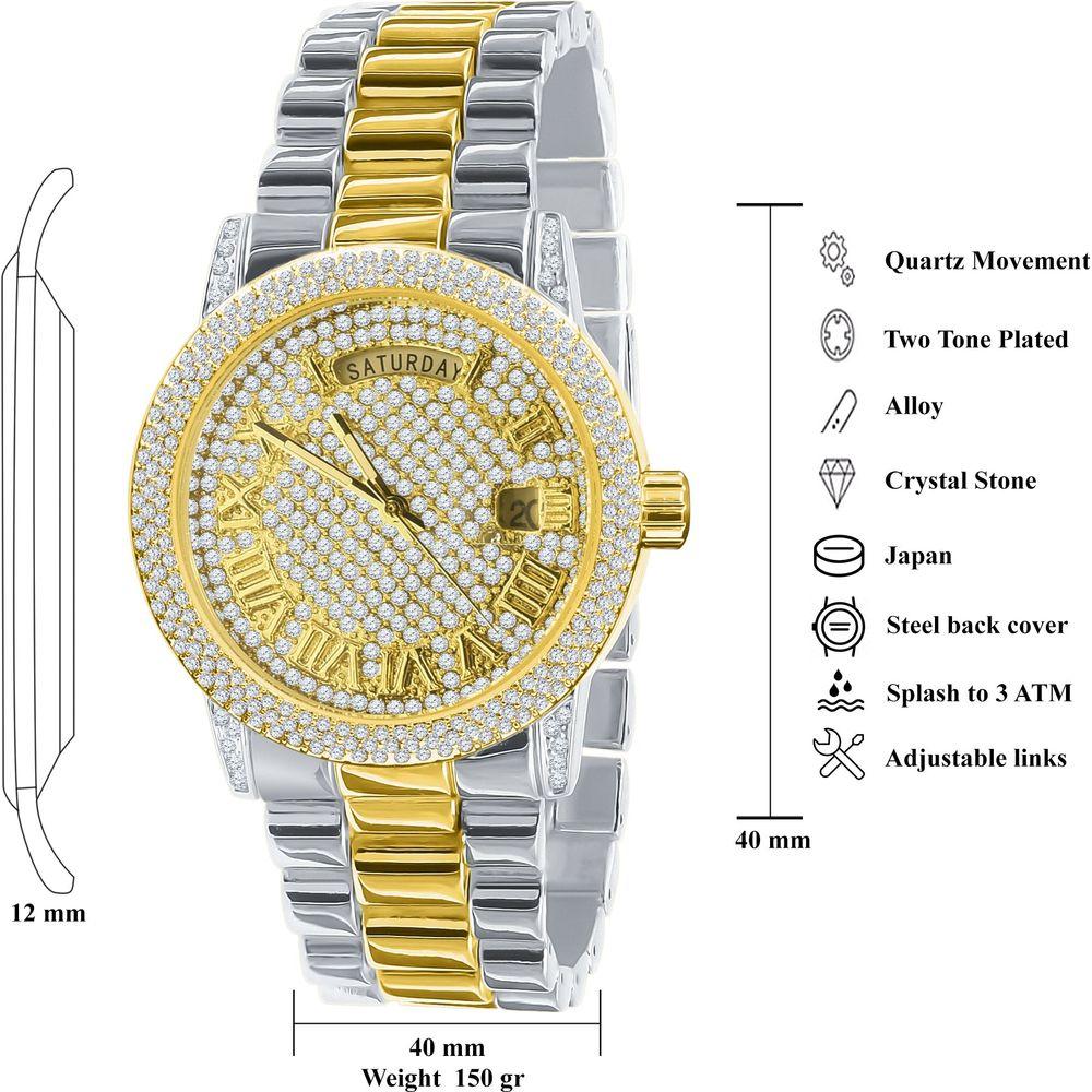 FLABBERGASTING BLING METAL WATCH I 5626422