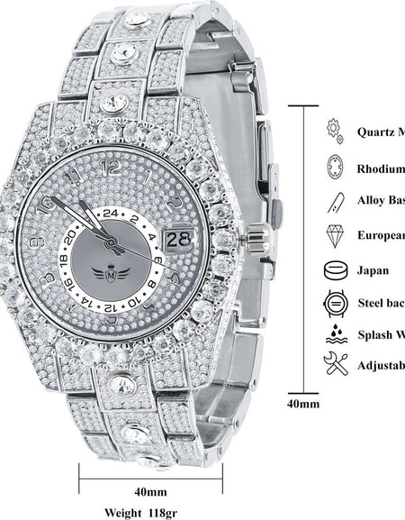 PURIST Hip Hop Watch - A Jewel of Timekeeping Elegance