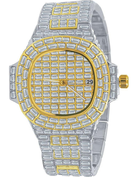 PULSAR Hip Hop Metal Watch - Luxurious Bling Timepiece