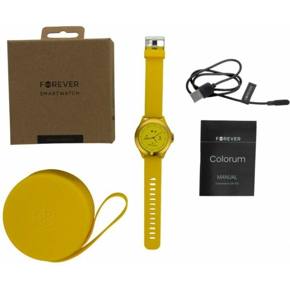 Smartwatch Forever CW-300 Yellow-0