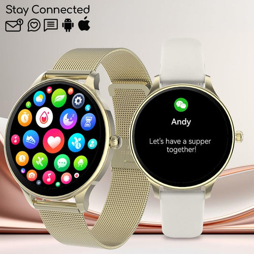 Load image into Gallery viewer, Smartwatch Forever GSM180306 Golden-8
