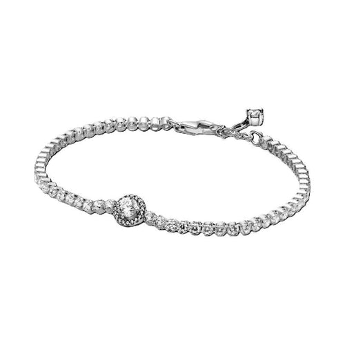 Load image into Gallery viewer, PANDORA JEWELS Mod. SPARKLING HALO TENNIS - Size 18-0
