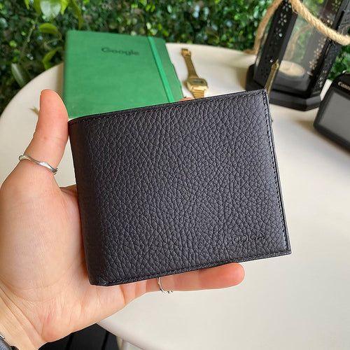 Load image into Gallery viewer, Atlanta - Genuine Leather Trifold Wallet with Coin Pouch Compartment
