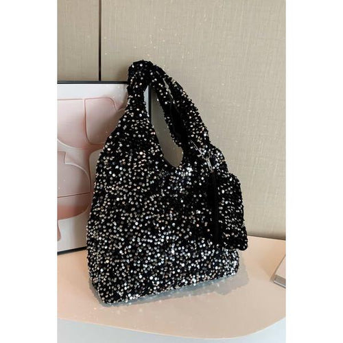 Load image into Gallery viewer, Luxurious Sequin Polyester Handbag
