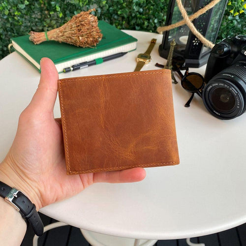 Load image into Gallery viewer, Zendar - Genuine Leather Classic Trifold Men&#39;s Wallet
