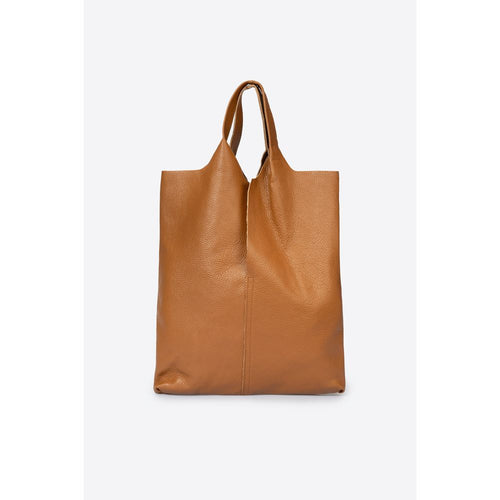 Load image into Gallery viewer, ARINA COGNAC: Exquisite Grain Leather Tote Shoulder Bag
