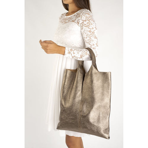 Load image into Gallery viewer, ARINA METAL GUN - Exquisite Italian Tote Bag
