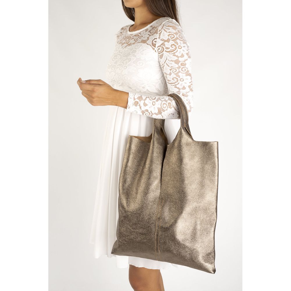 ARINA METAL GUN - Exquisite Italian Tote Bag