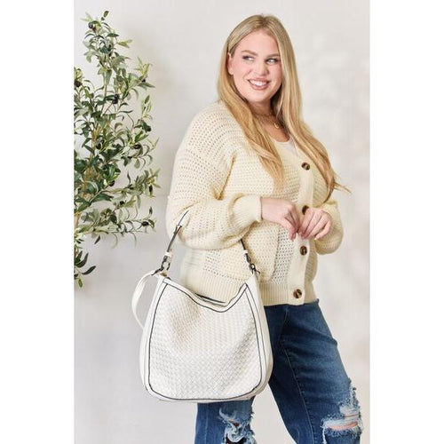 Load image into Gallery viewer, SHOMICO Elegant Woven Vegan Leather Handbag
