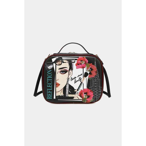 Load image into Gallery viewer, Nicole Lee USA Printed Handbag with Three Pouches - A Luxe Accessory for the Modern Woman
