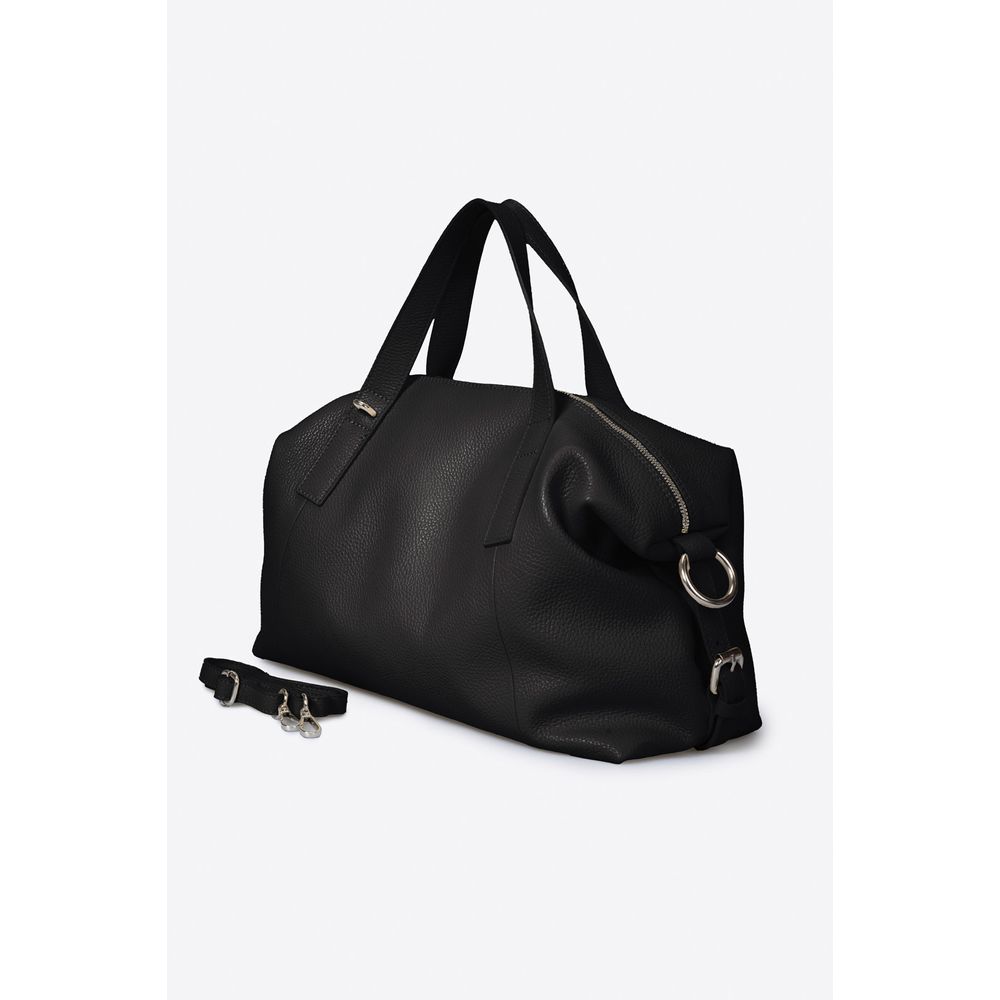 BLACKE-BLACK Luxurious Italian Handbag