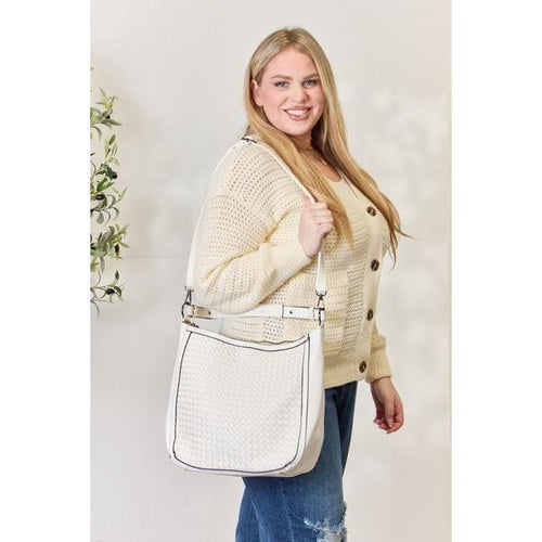 Load image into Gallery viewer, SHOMICO Elegant Woven Vegan Leather Handbag
