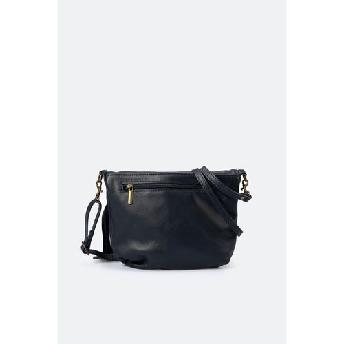 Load image into Gallery viewer, AGATA BLUE Women&#39;s Shoulder Bag in Full Grain Calfskin Leather
