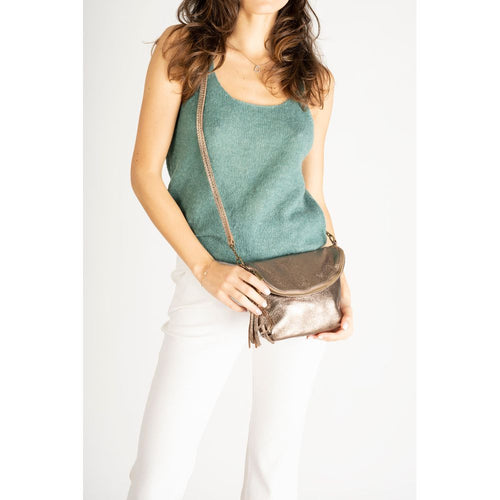 Load image into Gallery viewer, AGATA WHITE: Exquisite Full Grain Calfskin Leather Shoulder Bag
