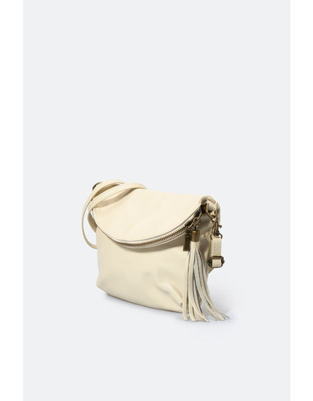 AGATA LATTE - Luxurious Designer Italian Handbag