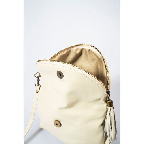 Load image into Gallery viewer, AGATA METAL GUN: Elegant Full Grain Calfskin Leather Shoulder Bag
