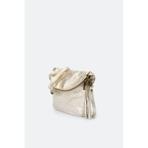 Load image into Gallery viewer, AGATA METAL GUN: Elegant Full Grain Calfskin Leather Shoulder Bag
