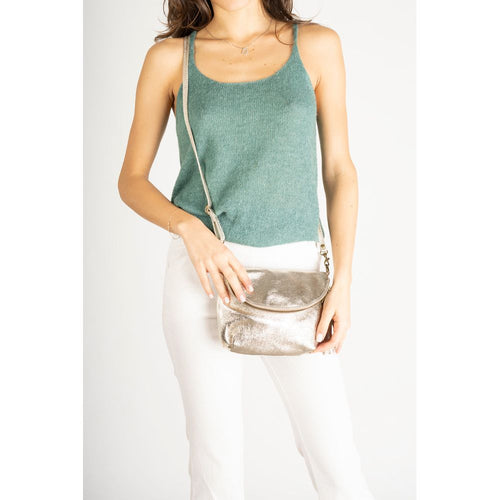 Load image into Gallery viewer, AGATA WHITE: Exquisite Full Grain Calfskin Leather Shoulder Bag
