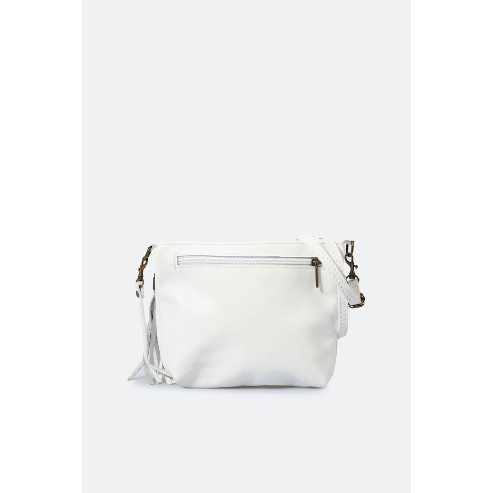 AGATA PLATINO - Elegant Women's Shoulder Bag