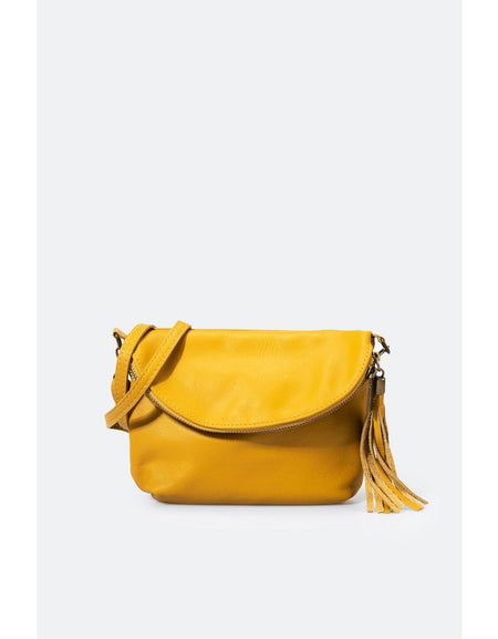 AGATA YELLOW - Luxurious Women's Shoulder Bag