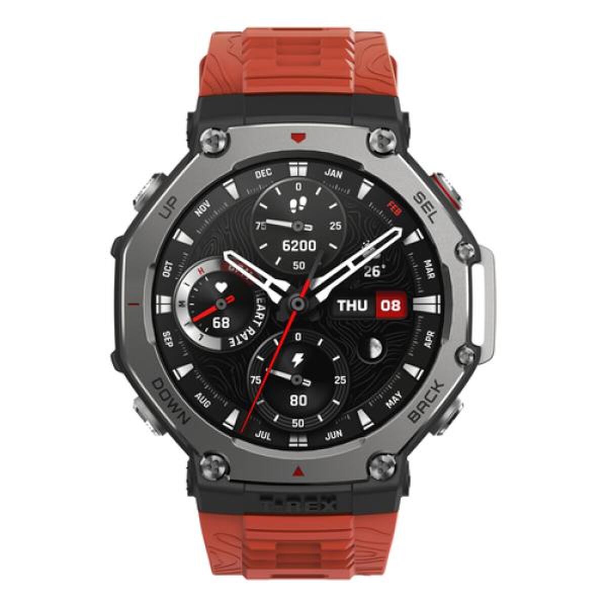 Smartwatch Amazfit T-REX 3 47 mm 1,5" Black Red Orange-0