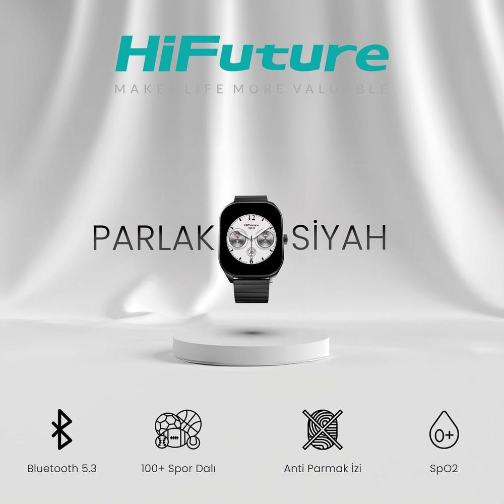 Smartwatch HiFuture FUTUREFIT APEX Black 40 mm-1