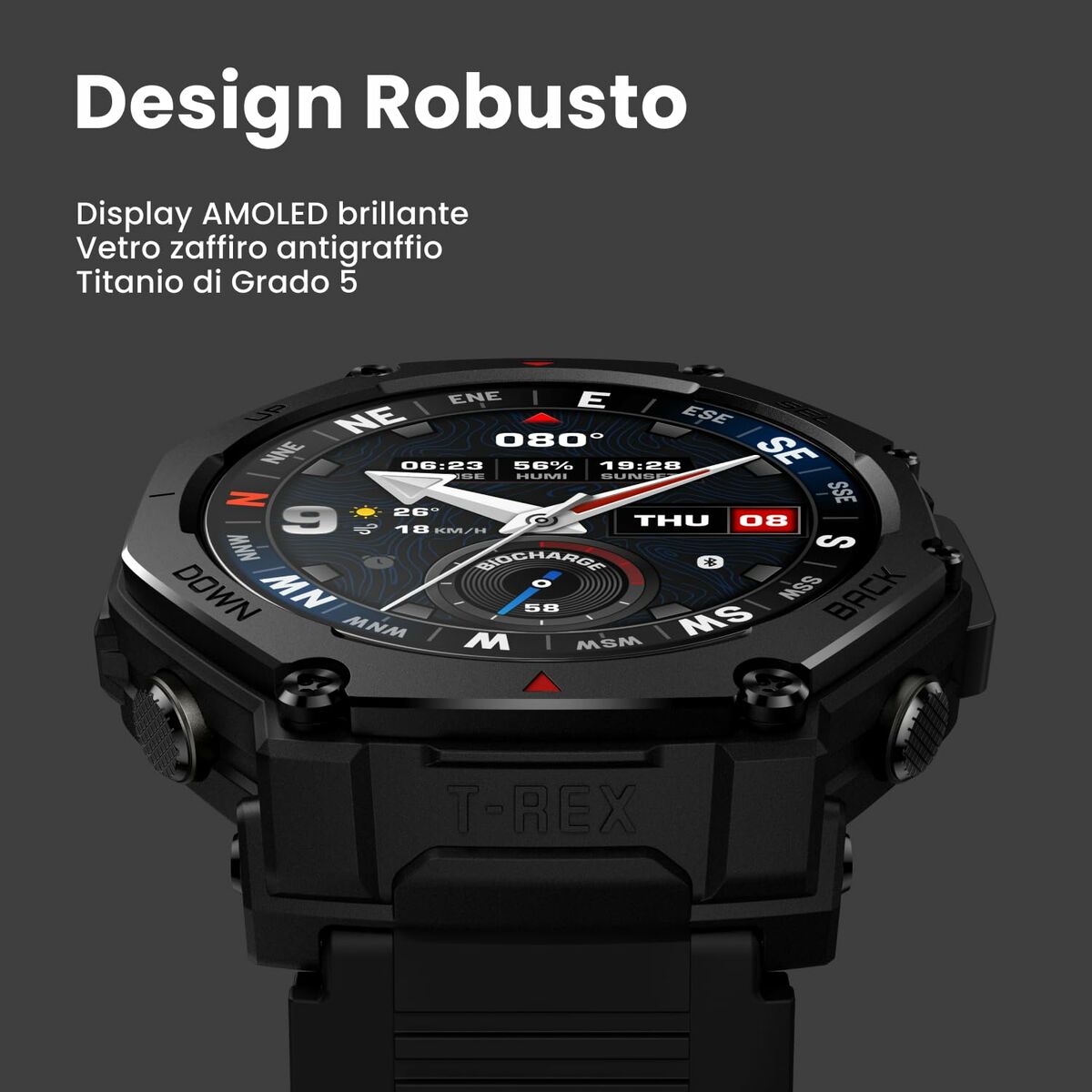 Smartwatch Amazfit W2443EU1N Black 1,5"-6