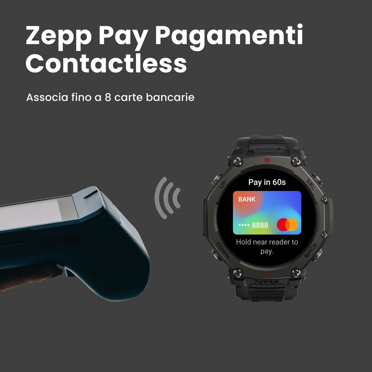 Smartwatch Amazfit W2443EU1N Black 1,5"-1