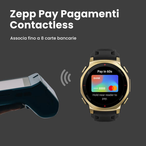 Load image into Gallery viewer, Smartwatch Amazfit W2548GL1N Black Golden Ø 44 mm-2
