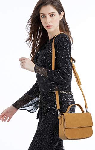 Load image into Gallery viewer, Crossbody Tote Bag Women Medium Square Purse Cross Body Ladies
