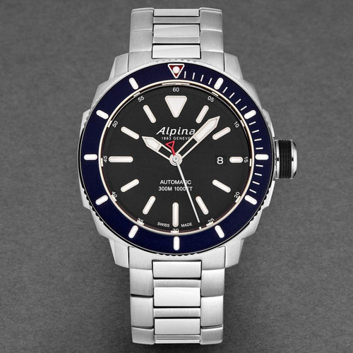 Load image into Gallery viewer, Alpina Men&#39;s AL-525LBN4V6B &#39;Seastrong&#39; Diver Watch
