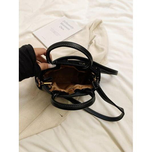 Load image into Gallery viewer, Luxe Suede Adjustable Strap Double-Use Handbag
