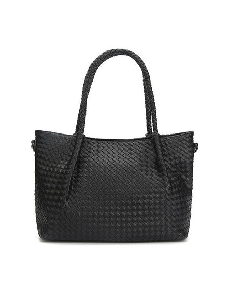 Korean Style Woven Large Capacity Portable Handbag