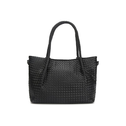 Load image into Gallery viewer, Korean Style Woven Large Capacity Portable Handbag
