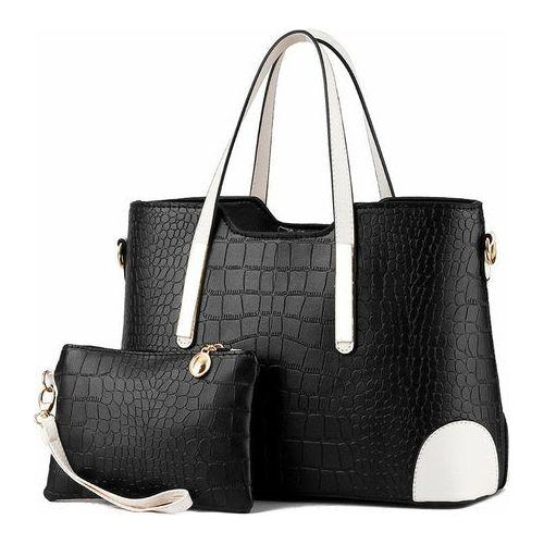 Load image into Gallery viewer, Luxury Fashion Two-Piece Colour Contrast Handbag
