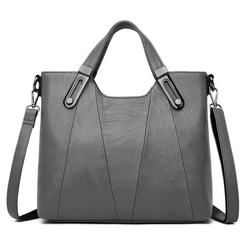 Elegant Collection: Soft Leather Large-capacity Handbag For Women