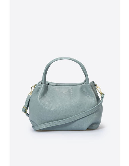 MAIA MINERAL Women's Luxury Grain Leather Handbag