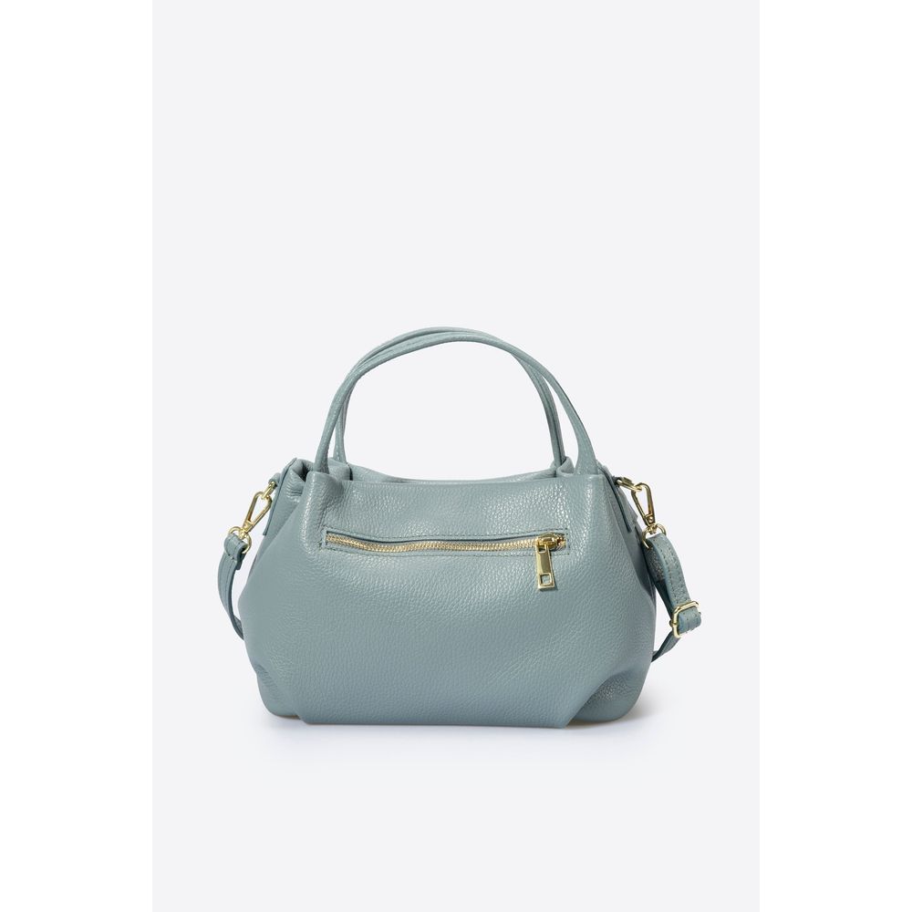 MAIA BLUE – Exquisite Grain Leather Women's Handbag