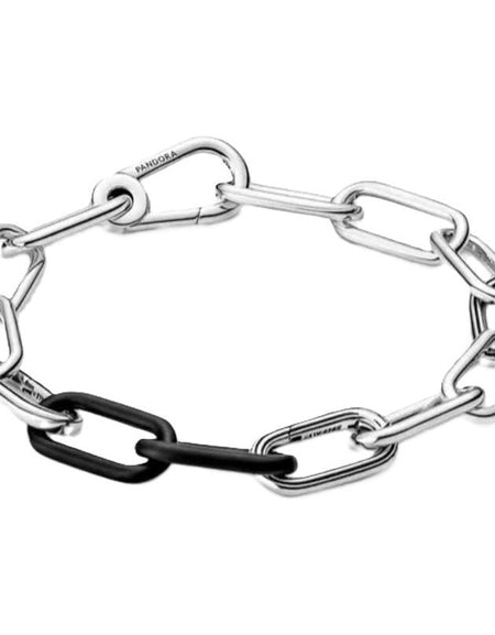 PANDORA CHARMS Mod.  STYLING MATTE DOUBLE LINK-0