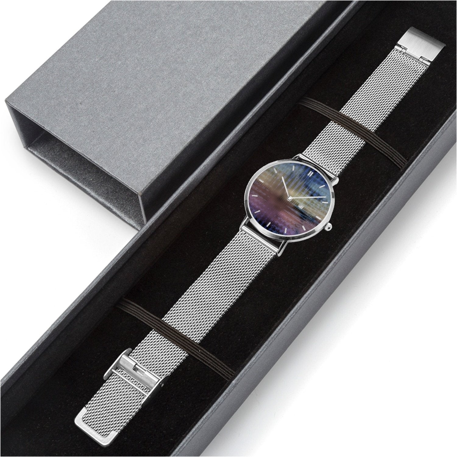 Jacki Easlick Iridescence Stainless Steel Perpetual Calendar Quartz