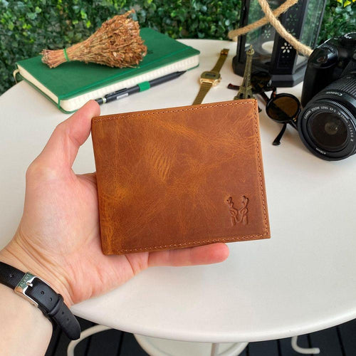 Load image into Gallery viewer, Zendar - Genuine Leather Classic Trifold Men&#39;s Wallet
