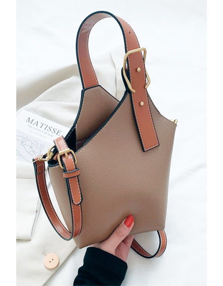 The Nandi Leather Bucket Bag